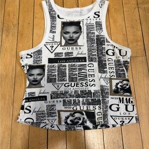 GUESS Graphic Print Tank Top